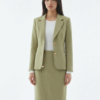 1782046589970-7bc5h92 Çağla Yeşili Blazer Etek Takımı: Dokulu Kumaş, Modern Kesim