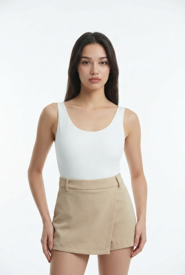 1782047304170-pkqyyg1 Modern Kesim Bej Kruvaze Skort